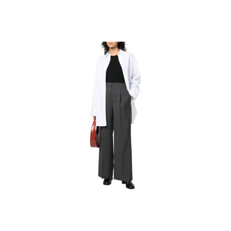 ASPESI Casual Pants Women's Charcoal Gray-1