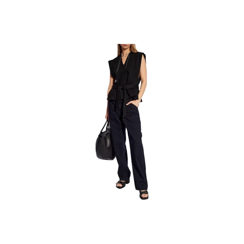 Lemaire Carpenter High Waist Denim Jeans-1