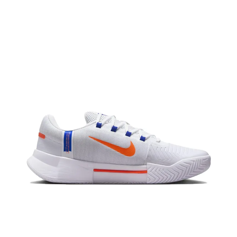 Nike GP Challenge 1 Low Top Tennis Shoes Men's White Blue Orange-1
