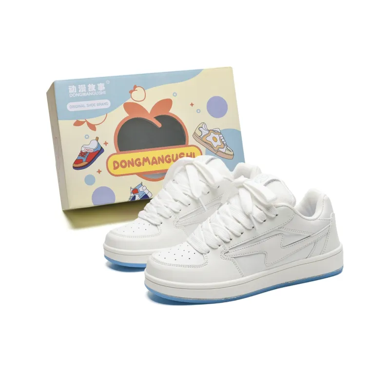 Anime Story Slip Resistant, Abrasion Resistant, Lightweight, Breathable Low Top Skateboard Shoes Unisex-40