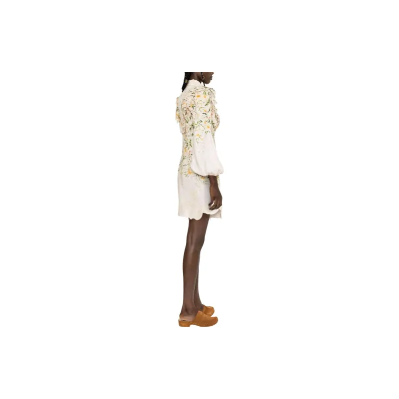 Zimmermann Long-Sleeved Dresses Women's Beige-3