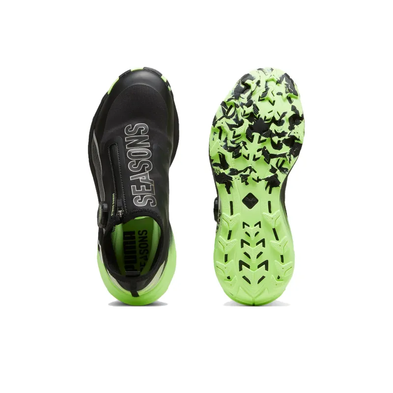 PUMA Voyage NITRO 3 Anti Slip Wear Resistant Mid Top Trail Running Shoes Women's Black Green-3