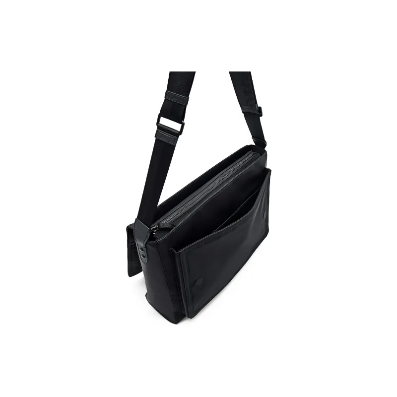 PEDRO Nylon Crossbody Bag, Shoulder Bag Men's Black/Light Taupe-5