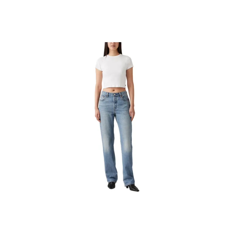 Levis T-Shirts Women's White-1