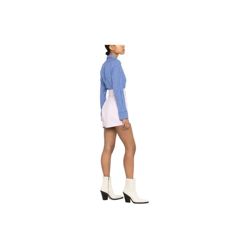 PHILOSOPHY DI LORENZO SERAFINI Belted Structured Shorts-3