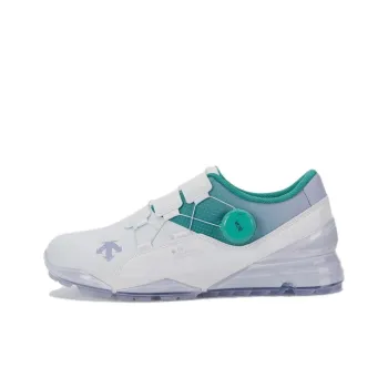 DESCENTE GOLF Slip Resistant, Waterproof, And Breathable Low Top Golf Shoes Women's Mint Green