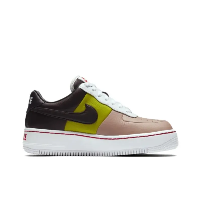 Nike Air Force 1 Upstep Force Is Women's Port Wine Bright Cactus Women's-1