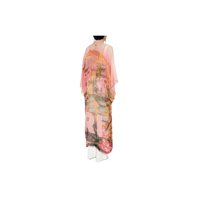 Camilla Capri Me print Silk Chiffon Kimono-2