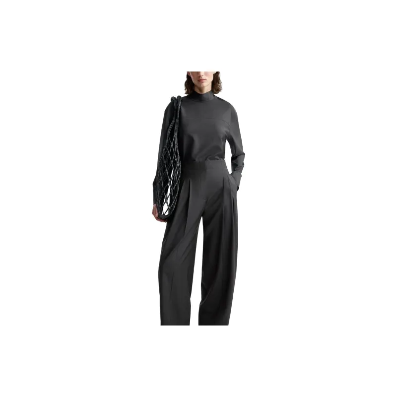 ZARA x STUDIO NICHOLSON Casual Pants Women's Black-6