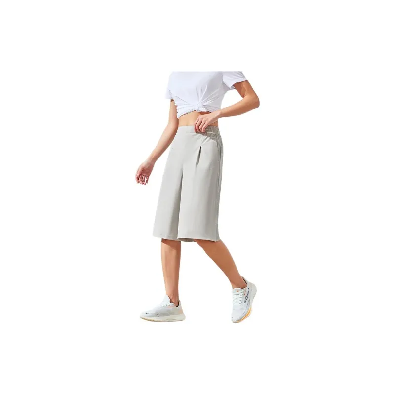 Erke Casual Shorts Women's Mist Card Green-3
