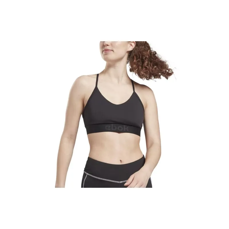 Reebok WOR COMM STRAPPY BACK BRA Sports Underwear Women's Black-3