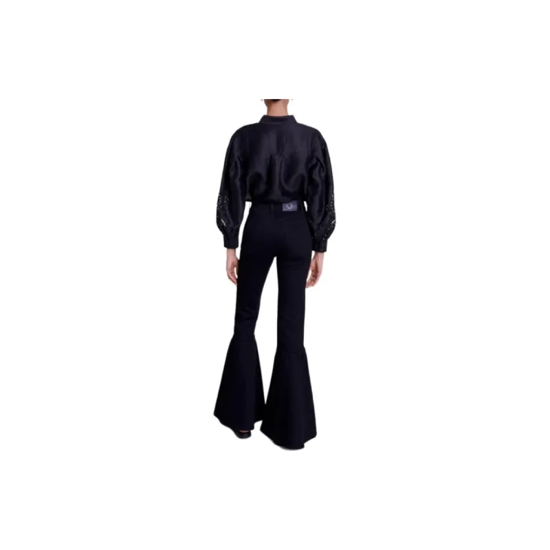 Maje High-rise Flared Jeans-2