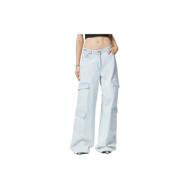 VERSACE Denim Pants 'Light Blue Ice'-1