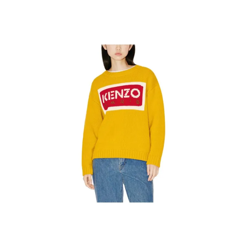 KENZO Intarsia knit Logo Jumper-4