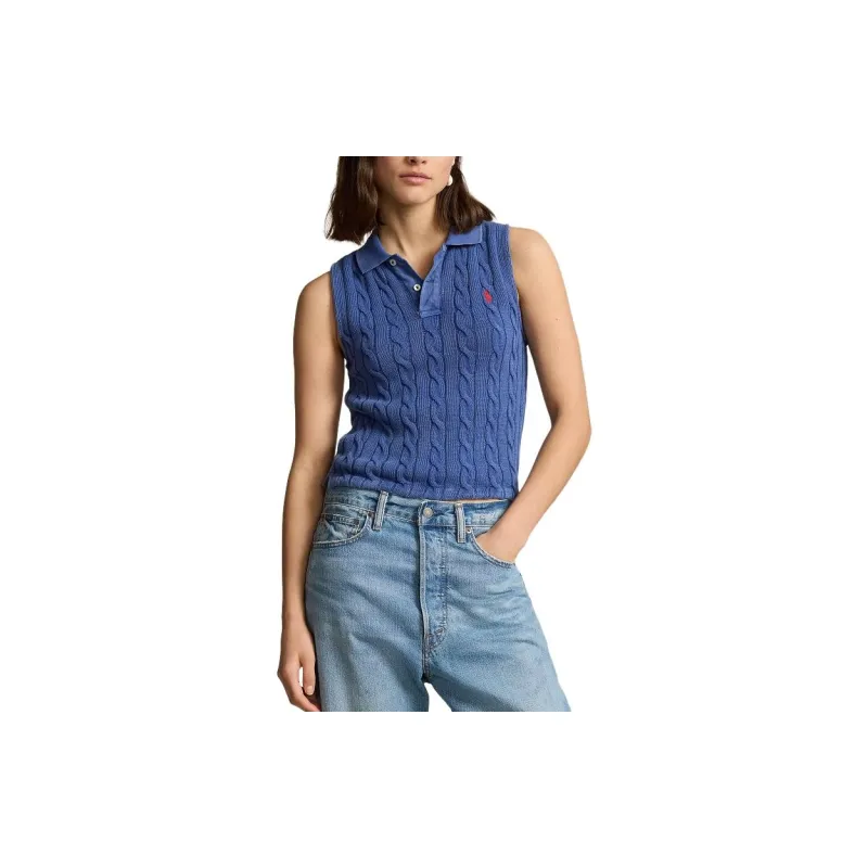 Polo Ralph Lauren Cable knit Cotton Polo Top-2