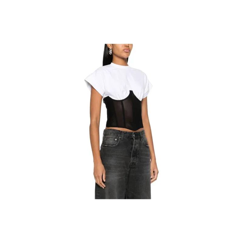 VERSACE JEANS COUTURE SS24 Regular T Shirt Women's White-3