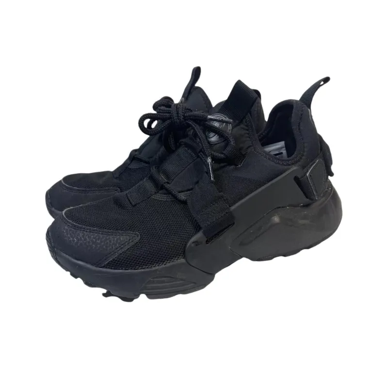 Nike Air Huarache City Low Triple Black Women's-1