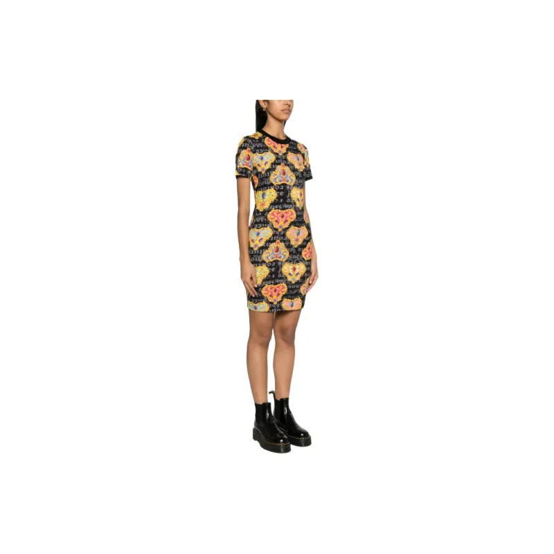 VERSACE JEANS Couture print Bodycon Minidress-3