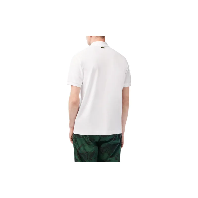 LACOSTE Logo-patch Organic Cotton Polo Top-4