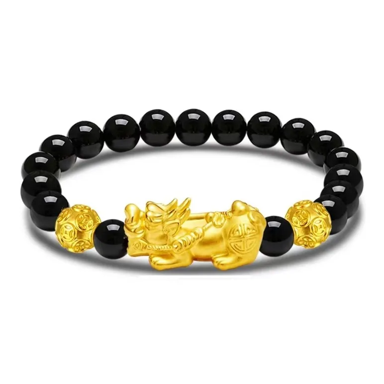 Gold Of China Agate Bracelets Unisex-0