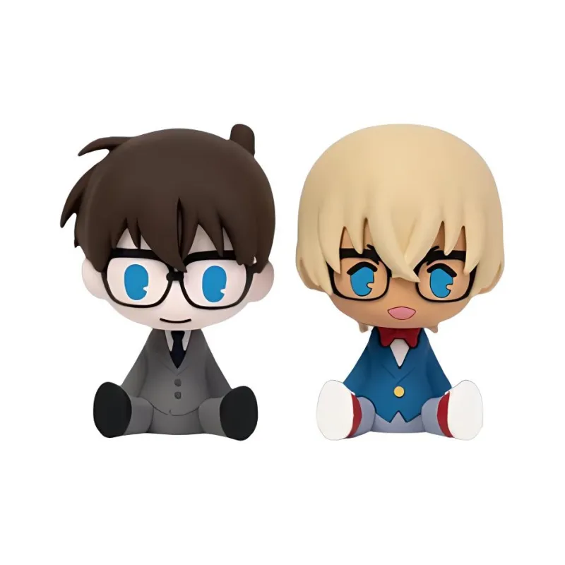 BANDAI Conan Edogawa Detective Conan Halloween's Bride B Reward Conan Edogawa Tooru Amuro Chibi Figures Black-3
