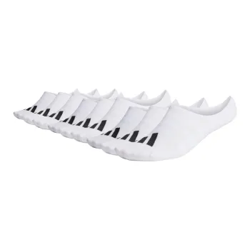 Adidas No Show Socks Men's White 9 Double Loads