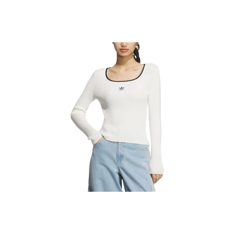 Adidas Originals ADICOLOR FW24 Knitwear Women's Jade White-1