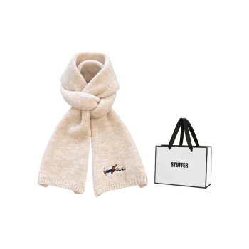 STUFFER Contains Wool Knit Scarves Unisex