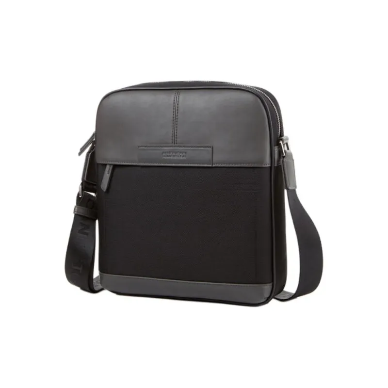 AMERICAN TOURISTER Nylon Crossbody Bag Unisex Black-1