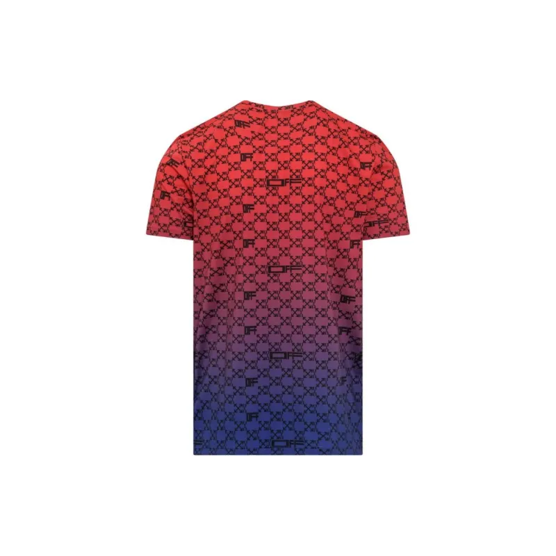 OFF WHITE Iridescent Gradient All Over Arrows Monogram Tank T Shirt-1