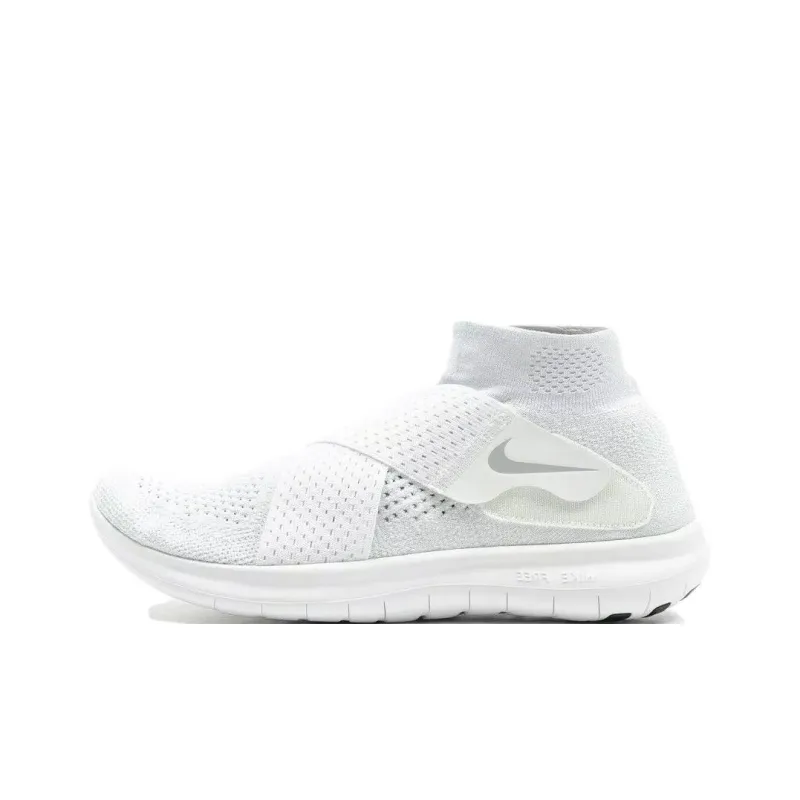 Nike Free Rn Motion Flyknit Triple White-0