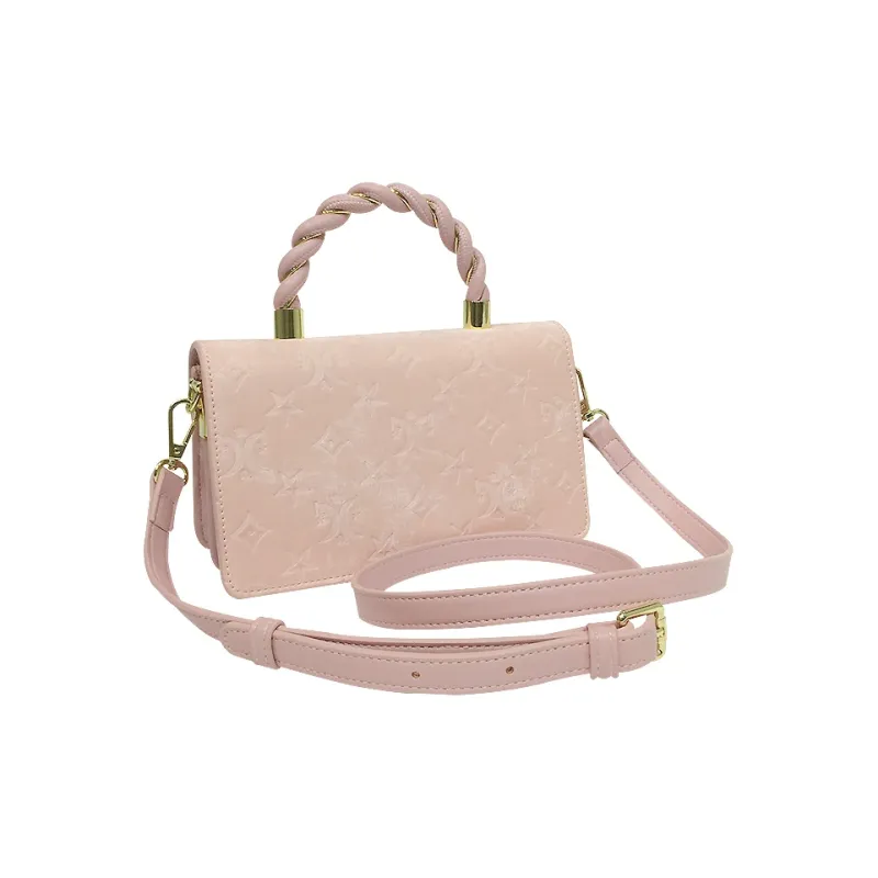 MACK JODAER Synthetic Leather Handbag Women's Peach Blossom-4