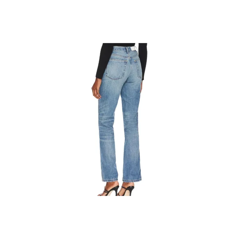 RE/DONE High rise Straight leg Jeans-2