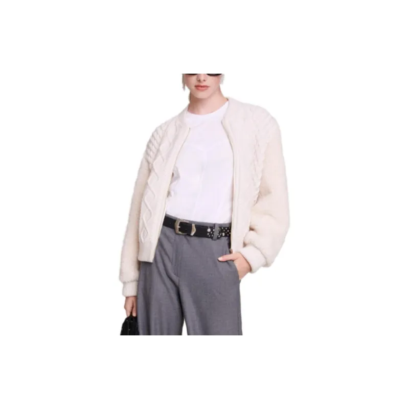 Maje Jackets Women's Beige-1