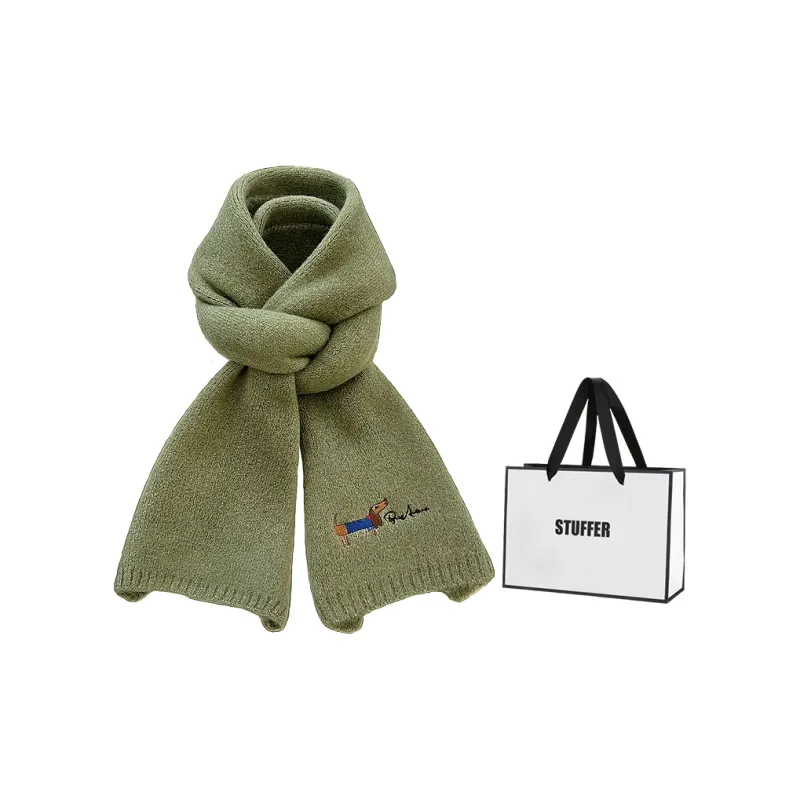 STUFFER Contains Wool Knit Scarves Unisex-12