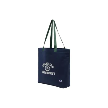 Champion Cotton Tote Bag Shopping Bag Shoulder Bag Handbag Unisex Dark Marine Blue