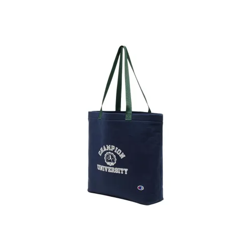 Champion Cotton Tote Bag Shopping Bag Shoulder Bag Handbag Unisex Dark Marine Blue