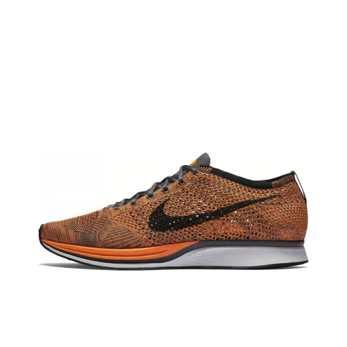 Nike Flyknit Racer Orange Dark Grey 2016