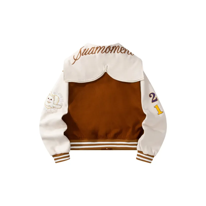Suamoment Cropped Coats Women's-6