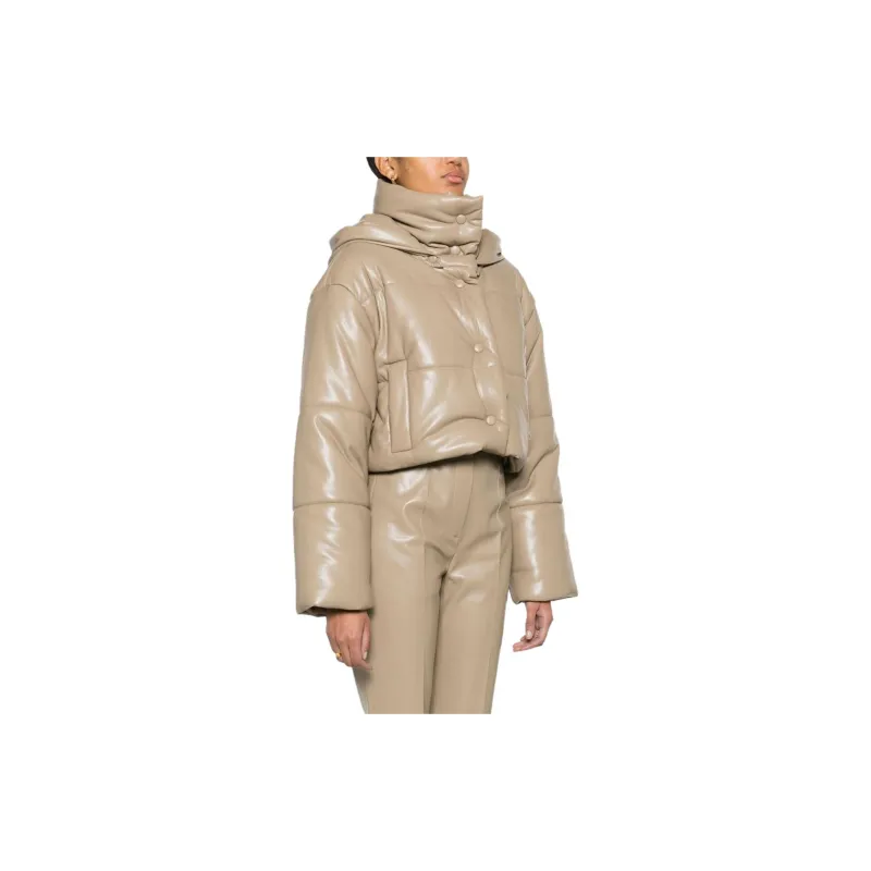 NANUSHKA Aveline Cropped Puffer Jacket-3