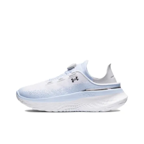 Under Armour SlipSpeed Running Shoes Unisex Low-Top White / Luminous Blue / Metallic Silver