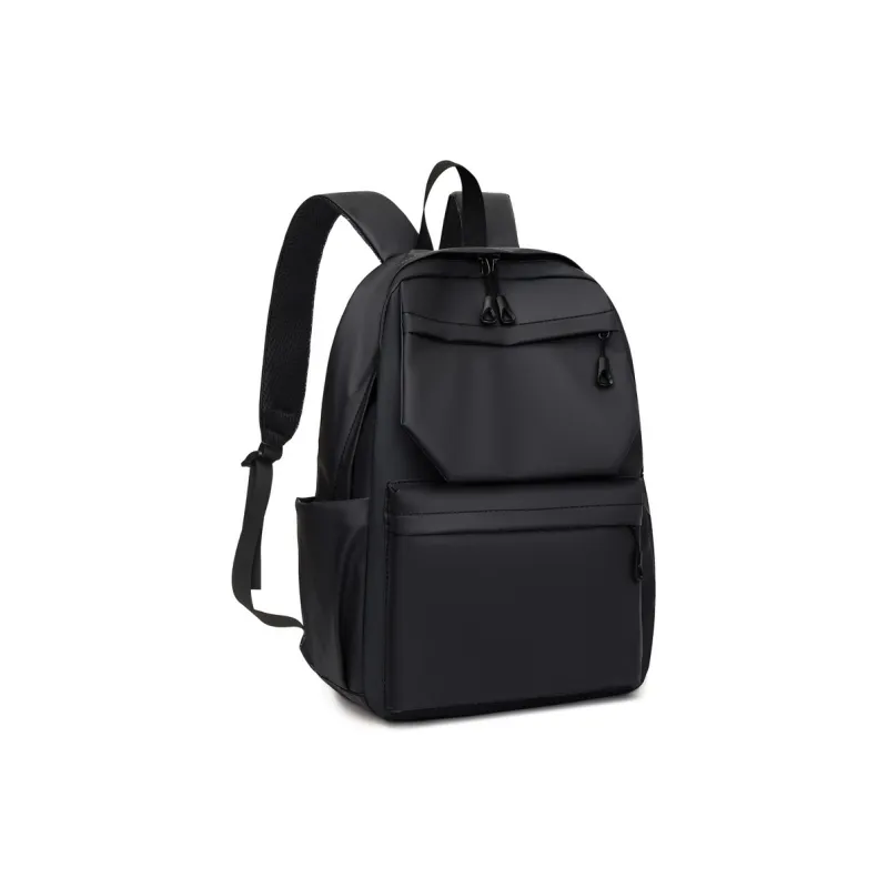 MingLu Oxford Backpack Regular Unisex Gray/Black-1