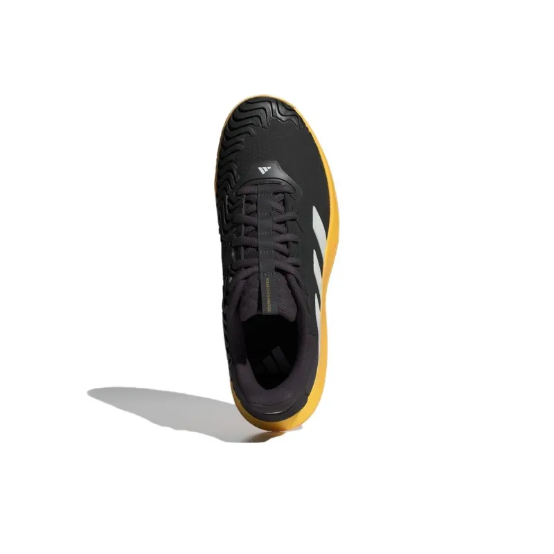 Adidas Solematch Control Anti-Slip Wear-Resistant Low-Top Tennis Shoes Men's Black-3