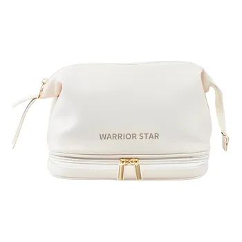 Warrior PU Makeup Bag Extra Large Women's Black/White