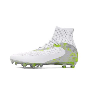 Under Armour Highlight Cushioning, Wear Resistant Soccer Shoes Unisex White