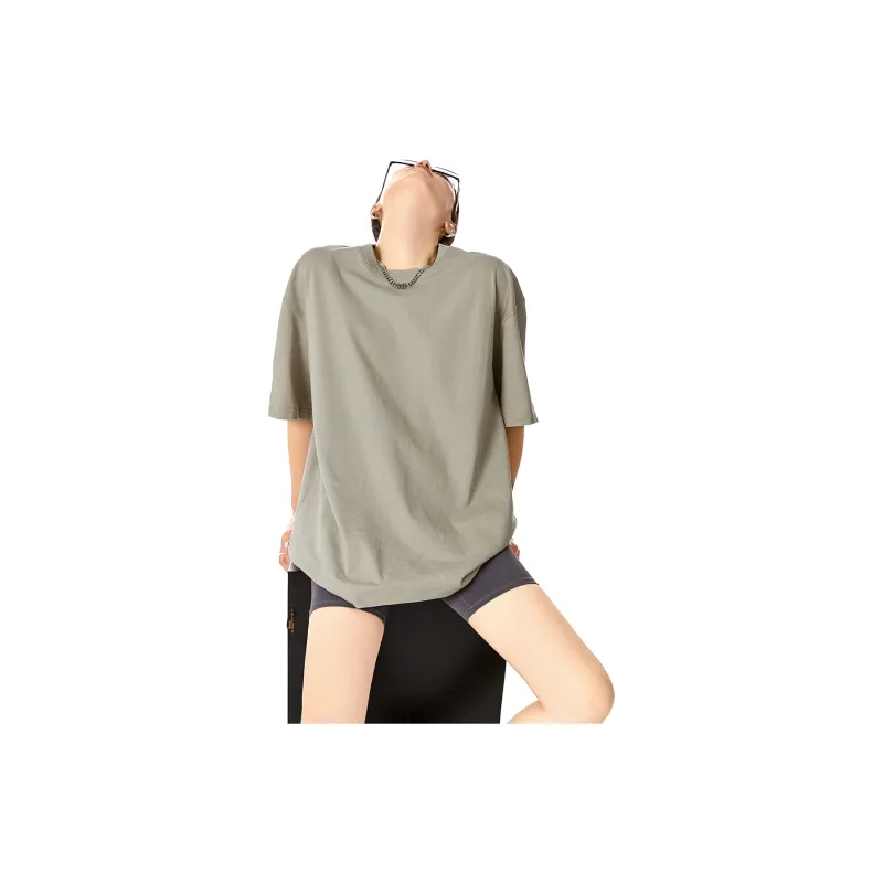 ICH MODE Drop Shoulder Sleeve T Shirt Unisex-13