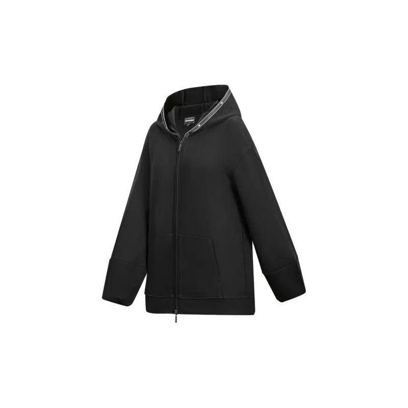EMPORIO ARMANI Eagle logo Zip up Hoodie-2