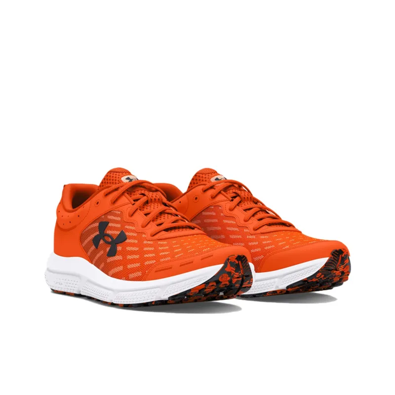 Under Armour Charged Assert 10 Anti Slip Wear Resistant Low Top Running Shoes Men's Orange-2
