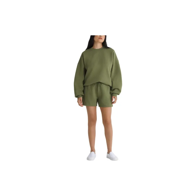 Vans Sabine 4'' Jacquard Shorts Casual Shorts Women's Olive-2