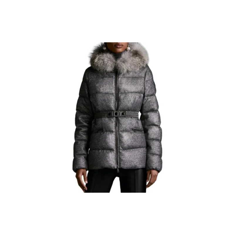 Moncler Down Jacket Women's Gray-2